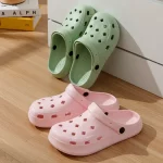 Shoes Woman 2024 Trend New Garden Shoes Slippers For Girl Outdoor Soft Sole Bathroom Slippers Fashion Waterproof Sandal Slippers - Image 5