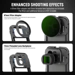 NEEWER Phone Cage Video Rig with Dual Handles For iPhone 15 Pro /Pro Max Smartphone Stabilizer for Video Recording ﻿ - Image 3