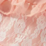 Women High Waist Pleated Skirts Elegant Sweet Retro Kawaii Lolita Plaid Print Mesh Stitching Hem A-line Skirts For Girls - Image 6