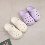 Shoes Woman 2024 Trend New Garden Shoes Slippers For Girl Outdoor Soft Sole Bathroom Slippers Fashion Waterproof Sandal Slippers - Image 6