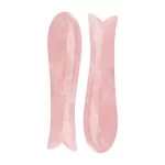 100% Natural Rose Quartz Traditional Guasha Jade Board Fish Shape Massager Personal Health Care Scraper Tool Body Massage Mat - Image 4