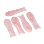 100% Natural Rose Quartz Traditional Guasha Jade Board Fish Shape Massager Personal Health Care Scraper Tool Body Massage Mat - Image 6