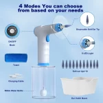 Electric Ear Wax Removal Tool 4 Pressure Mode Ear Flush Kit with Ear Cleaner Health Care for Adults Child Ear Canal Washer Kits - Image 4