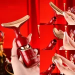 Face Slimmer EMS Beauty Instrument Skin 3 In 1 Facial Lifting Device Neck Eye Massage Tightening Wrinkle Anti Aging Massager New - Image 3