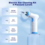 Electric Ear Wax Removal Tool 4 Pressure Mode Ear Flush Kit with Ear Cleaner Health Care for Adults Child Ear Canal Washer Kits - Image 3