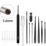 Ear Cleaner Wax Removal Otoscope USB Cleaning Pick Tool LED Light Camera Endoscope Clean Earwax Remover Personal Health Care - Image 5