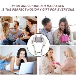 Electric Heat Neck Massage Shawl Shiatsu Kneading Cervical Spine Massager Car Home Back Shoulder Neck Trapezius Muscle Massager - Image 6