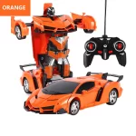 RC Car Deformation Car Mini 2 In 1 Car Toys Transform Car Robot Model Car Remote Control Toy Boys Gifts Children Toys Boys Gift - Image 5