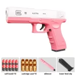 Toy Pistol Soft Bullet Toy Guns M1911 Shell Ejected Foam Darts Blaster Manual Airsoft Weapon with Silencer For Kids Adults - Image 5