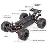 9IMOD 1:12 Amphibious RC High Speed Vehicle 4CH 70KM/h 200M 45A ESC 2852 Brushless Motor Dual Shell Dual Tires Off-Road Car - Image 4