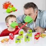 Frog Mask Wagging Tongue Lick Cards Board Games for Children Family Party Toys Antistress Funny Desktop Puzzle Game Toys - Image 4