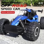 New RC Car 1:16 2WD with LED Light 2.4G 20KM/H High Speed Off-Road Climbing Remote Control Car Toy Birthday Gift Boys Girls Kids - Image 2