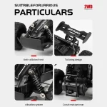 New RC Car 1:16 2WD with LED Light 2.4G 20KM/H High Speed Off-Road Climbing Remote Control Car Toy Birthday Gift Boys Girls Kids - Image 5