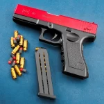Toy Pistol Soft Bullet Toy Guns M1911 Shell Ejected Foam Darts Blaster Manual Airsoft Weapon with Silencer For Kids Adults - Image 3