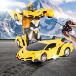 RC Car Deformation Car Mini 2 In 1 Car Toys Transform Car Robot Model Car Remote Control Toy Boys Gifts Children Toys Boys Gift - Image 3
