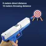 Toy Pistol Soft Bullet Toy Guns M1911 Shell Ejected Foam Darts Blaster Manual Airsoft Weapon with Silencer For Kids Adults - Image 2
