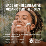 Pure Castile Liquid Soap - Made with Regenerative Organic Certified Oils - 18-In-1 Uses for Face, Body, Hand Gentle on Baby & Sensitive Skin Body Wash Unscented,32Oz - Image 2