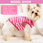 Dog Shirt for Small Dogs Girl - Small Dog Clothes Female - Chihuahua Yorkie Teacup Dog Clothes - XS Dog Clothes - XXS Dog Clothing - Puppy Clothes for Small Dogs Girl - Fall Girl Dog Clothes Pink - Image 4