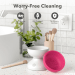 Makeup Brush Cleaner Machine-Professional Electric Make up Brushes Cleaner Cleanser Solution for Kabuki Foundation Liquid Powder Face Makeup Self Tanner Brush,Gifts for Women Stocking Stuffers - Image 5