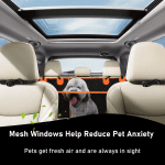 600D Heavy Dog Seat Cover for Back Seat, Durable Large Dog Car Seat Cover with 2 Seat Belts, Back Seat Cover for Travel Pet Supplies, 100% Waterproof Dog Hammock for Car, SUV, Truck - Image 5