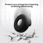 Dog Collar Holder for Airtag, 2 Pack Silicone Pet Collar Case for Apple Airtags, Anti-Lost Waterproof Airtag Dog Collar Holder GPS Tracker Compatible with Cat Dog Collars Charms Air Tag Mount Harness - Image 6