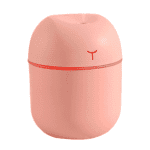 Portable Mini Humidifier 220Ml Small Cool Mist Humidifier USB Desktop Humidifier for Baby Bedroom Travel Office Home Auto Shut-Off 2 Mist Modes Super Quiet, Pink
