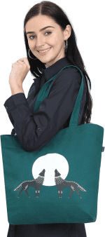 Tote Bag for Women, Zipper Tote Bag for Women Work with Pocket, Large Canvas Bag for Shopping, Beach, Yoga - Image 5