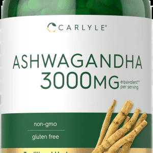 Ashwagandha Supplement 3000Mg | 300 Capsules | Non-Gmo, Gluten Free | by
