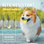 Dog Tennis Ball Toy, 6Pcs Fetch Balls for Puppy to Small Dogs (2-Inch AFP Mini Automatic Ball Launcher Refills) - Image 4