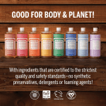 Pure Castile Liquid Soap - Made with Regenerative Organic Certified Oils - 18-In-1 Uses for Face, Body, Hand Gentle on Baby & Sensitive Skin Body Wash Unscented,32Oz - Image 4