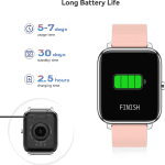 Smart Watches for Women 1.4 Touch Screen Smart Watch Fitness Tracker with Heart Rate Blood Pressure IP68 Waterproof Smartwatch for Android Ios Phones Activity Tracker with Step Counter Runing Watch - Image 7