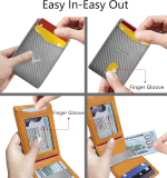 Slim Wallet Money Clip, Mens Front Pocket Wallet for Men 8 Cards 3"X4.25",Rfid Blocking,Gift Boxed - Image 6