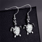 Fashion Women Earrings 2025 Fashion Blue Imitation Opal Drop Earrings Cute Turtle Animal Earrings Female Wedding Jewelry Gift - Image 8