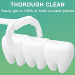 Ultraclean Access Flosser Refill Heads, Effective Plaque Removal for Proper Oral Care & Hygiene, Durable Flosser Refill Heads, PFAS Free, 80Ct - Image 5