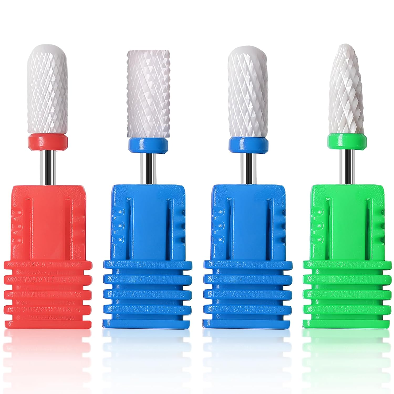 0865cefd7da6a88e4d2ea3138c0d1aad-3.png 4 Pcs Ceramic Nail Drill Bits Set, 2.35Mm (3/32'') Professional Acrylic Nail File Drill Bit for Manicure Pedicure Cuticle Gel Nail Polishing - Image 1