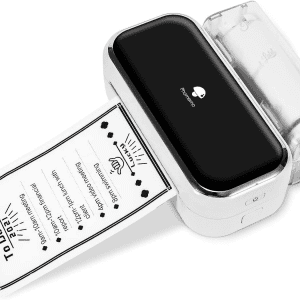 M03 Pocket Printer - Mini Thermal Printer Bluetooth Mobile Portable Printer Sticky Note Printer Photo Printer, Compatible with 53Mm(2Inch)/80Mm(3Inch) Paper, Best for Notes, Photo&List,White