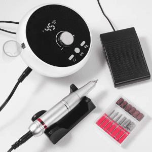 New 45000RPM Professional Electric Nail Drill Manicure Machine Low Noise Nails Sander Set Nail Salon Polisher Equipment Tools