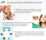 Hook Pick Double Ended Oral Hygiene Dental Explorer Stainless Steel Teeth Cleaning Oral Student Tool Tooth Picks Metal - Image 4