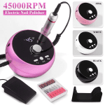 New 45000RPM Professional Electric Nail Drill Manicure Machine Low Noise Nails Sander Set Nail Salon Polisher Equipment Tools - Image 2