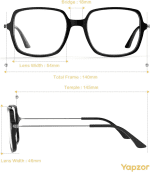 Computer Blue Light Blocking Glasses Square anti Eye Strain/Uv/Glare Blue Light Filter Gaming Eyeglasses for Women Men - Image 2