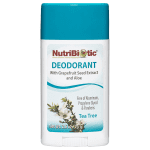 Deodorant, Tea Tree with GSE, 2.6 Ounce Stick | with Witch Hazel, Grapefruit Seed Extract, Aloe, Tea Tree & Peppermint | Vegan & Free of Aluminum, Paraben, Phthalates, Gluten & Gmos