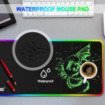 Large RGB Mouse Pad Anime Dragon Mouse Mat LED with 15 Lighting Modes for Gaming 31.5 X 12 Inch (Green) - Image 4