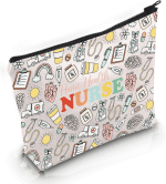Home Care Nurse Appreciation Gift Home Health Nurse Makeup Bag Healthcare Worker Cosmetic Bag Registered Nurse Home Care Gift (Home Health Nurse M)