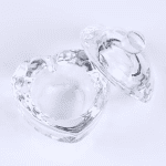 1PC Crystal Glass Acrylic Acrylic Powder Liquid Nail Cup Dappen Dish Lid Bowl Cup Holder Equipment Nail Tools - Image 7