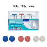 6Pcs/Box RA Coarse Fine Medium Denspay Dental Rubber Polisher Composite Resin Polishing Disc 14Mm Wheel 3 Color Spiral Flex Tool - Image 8
