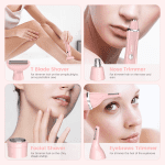 Sejoy 4 in 1 Electric Lady Shaver Portable, Body Hair Removal Epilator, Painless Cordless Trimmer Razor for Women - Image 4