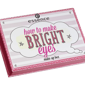 Essence How to Make Bright Eyes Make-Up Box Eyeshadow Palette Nr. 03 How to Make Bright Eyes Farbe: Hellrosa, Coalrosa, Hellbraun, Ivory, Rosa, Hellgrau Mit Glanz Und Lidschattenplikator Inhalt: 4,2G Lidschattenpalette Mit Sechs Passenden Farben, Für Wunderschöne Augen. Lidschatten Make-Up-Box