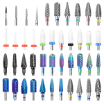 67Types Ceramic Tungsten Nail Drill Bits Milling Cutter for Manicure Pedicure Nail Files Buffer Nails Art Equipment Accessoriess - Image 2