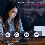 Blue Light Blocking Glasses for Men Women, Computer Reading Glasses Reduce Eye Strain and Dry Eyes. - Image 2