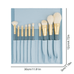 Makeup Brush Set 10X | Soft Bristles Professional Kosmetik Brushes for Face & Eyes | Wood Handle Travel Makeup Brush Set | Beauty Tools for Women'S Makeup Application | Foundation, Eyeshadow - Image 2